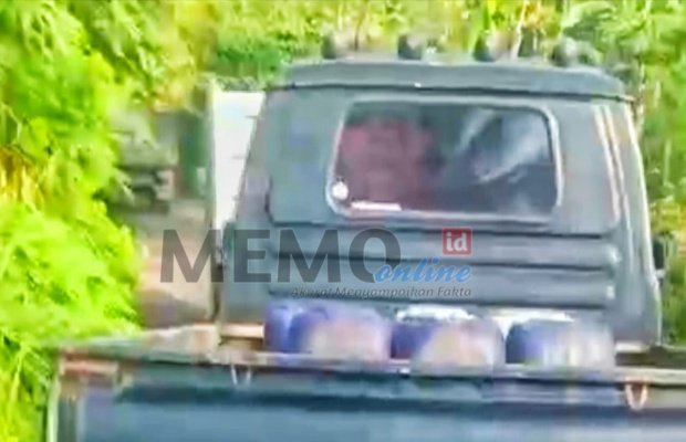 Foto: Screenshot rekaman video amatir Lsm Lira DPD Lumajang