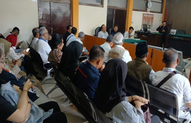 Foto: Sidang perdana perkara Griya Shanta