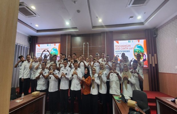 Foto: M Sjaiful Efendi Asisten Perekonomian dan Pembangunan Sekda Kabupaten Probolinggo Pimpin Pencanangan Desa Cantik 100 Persen