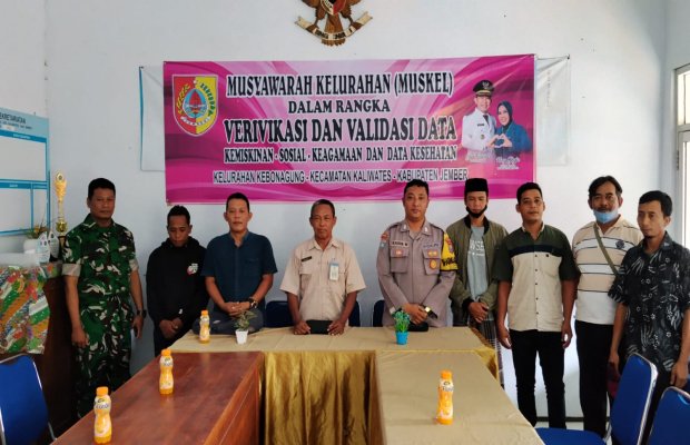 Foto: Saat mediasi di kelurahan dihadiri Lurah Kebonagung Zainal, Babinsa Babinkantikmas, RT RW, Hendra dan Bayu Jum'at (27/2/2026)
