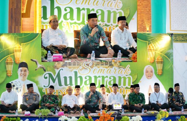 Foto: dr. Aminuddin Walikota Probolinggo Saat Menghadiri Tahun Baru Islam 1448 H di Masjid Raudlatul Jannah