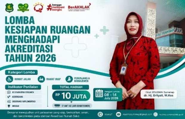 Foto: Flayer Lomba Kesiapan Ruangan RSUD dr. Moh Anwar Menjelang Akreditasi 2026.