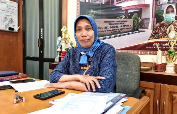 Foto: Direktur RSUD dr. H. Moh. Anwar Sumenep, dr. Hj. Erliyati, M.Kes