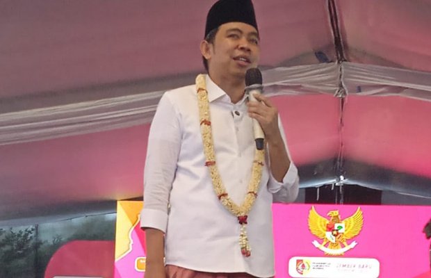 Foto: Bupati Jember Gus Fawaid di kegiatan Bunga Desa 
