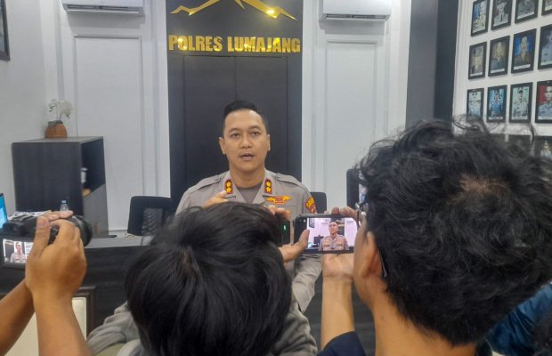 Foto : Kapolres Lumajang saat dikonfirmasi media