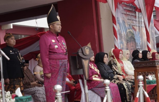 Foto: Bupati Sumenep, Achmad Fauzi Wongsojudo di HUT ke-81 Kemerdekaan RI