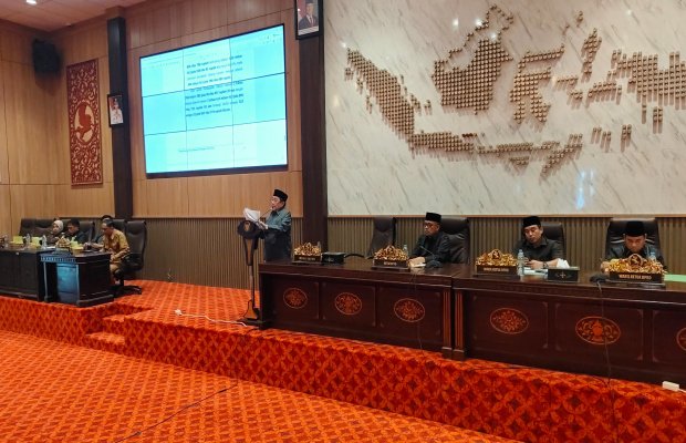 Foto: Suasana rapat Paripurna Perubahan APBD di DPRD Sumenep