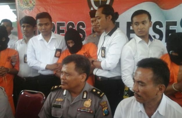 Foto: Tiga Pelaku pencurian Kendaraan Bermotor di Sumenep