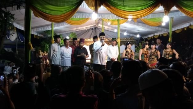 Foto: Gus Ipul saat menghadiri haul akbar di Mojokerto