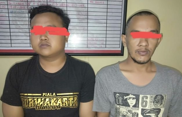 Foto: dua budak sabu yang diamankan petugas