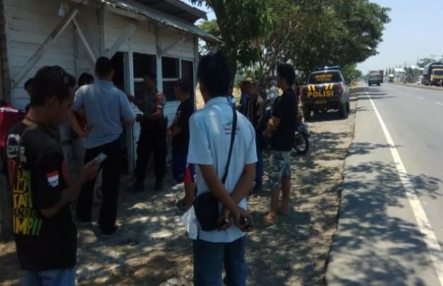 Foto: suasana dilokasi penemuan mayat wanita tanpa busana di pemalang