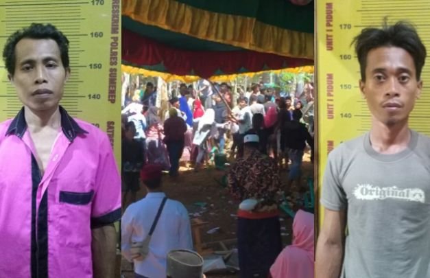 Foto: dua perusuh pelaksanaan pilkades desa juruan laok sumenep