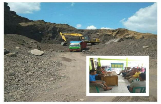 Foto: lokasi tambang pasir