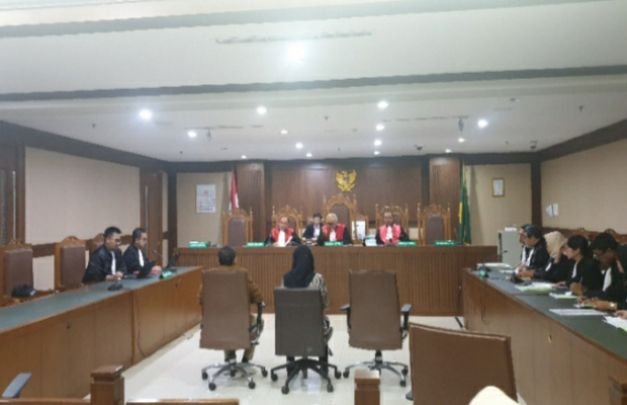 Foto: sidang pembelaan dugaan kasus suap impor bawang putih