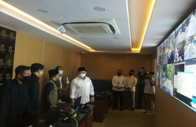 Foto : LaNyalla tinjau 'informasi pelayanan pemerintah Banyuwangi kepada masyarakat berbasis digital'.