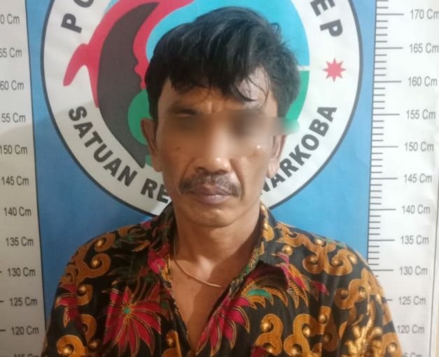 Foto: Tersangka kasus narkoba di sumenep