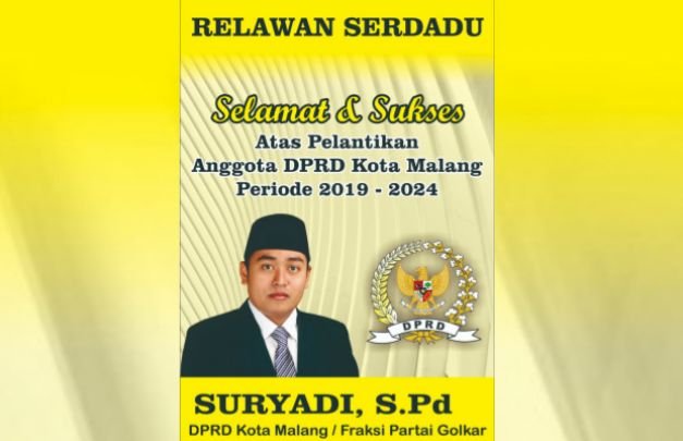 Foto: Suryadi, putra kelahiran Sumenep yang kini terpilih menjadi anggota DPRD Kota Malang