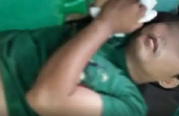 Foto: Bandar narkoba pasca ditembak polisi