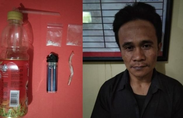 Foto: Tersangka narkoba berikut barang buktinya