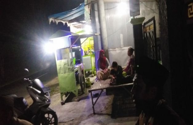Foto : Lokasi kejadian sepeda motor hilang