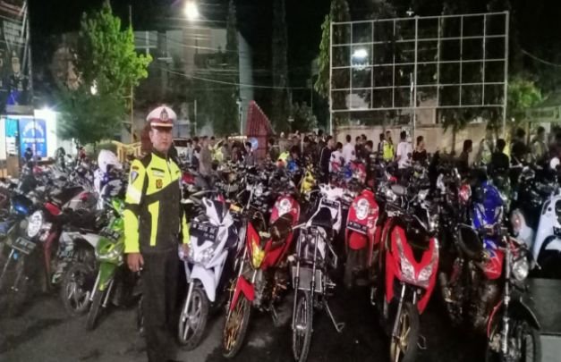 Foto: Sebanyak 113 Unit Roda Yang Diamankan Polres Pamekasan