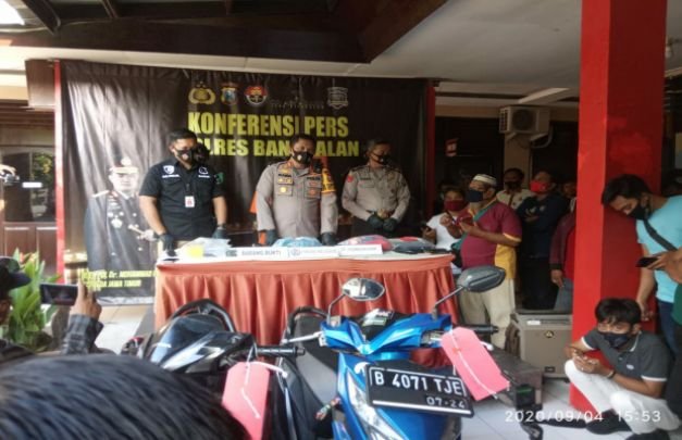 Foto : Polisi merilis pelaku pembunuhan