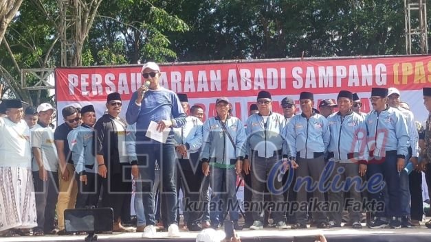 Foto : PAS saat mendeklarasikan kemenangan Prabowo Gibran sebagai Presiden dan wakil presiden 