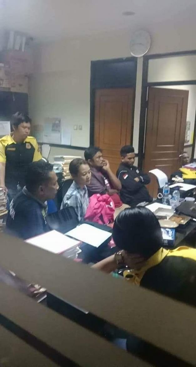 Suasana Pemeriksaan di Mapolres Metro Bekasi