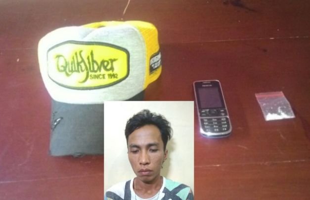 Foto: Tersangka narkoba usai diperiksa polisi