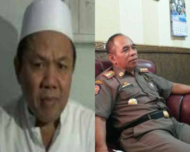 Foto : KH. Syafraji Ketua MUI Sumenep Dan Fajar Rahman Kepala Dinas Satpol- PP Sumenep
