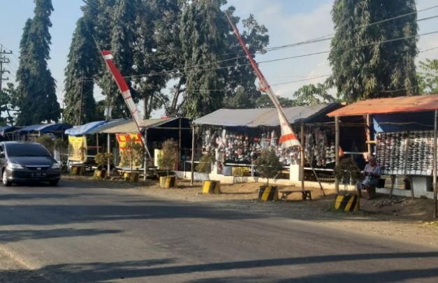 Foto: Lapak sejumlah PKL yang akan digusur