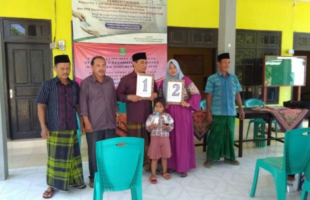 Foto: penetapan dan pengambilan nomor urut cakades keles ambunten