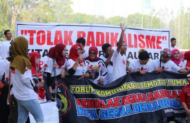 Foto: suasana saat orasi berlangsung