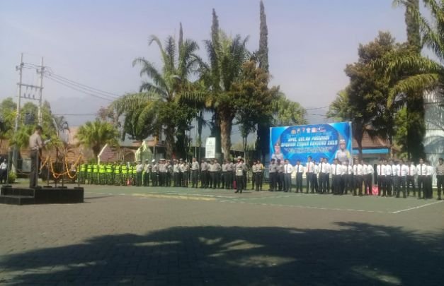 Foto: Suasana berlangsungnya Apel Gelar Pasukan Operasi Zebra Semeru 2019.