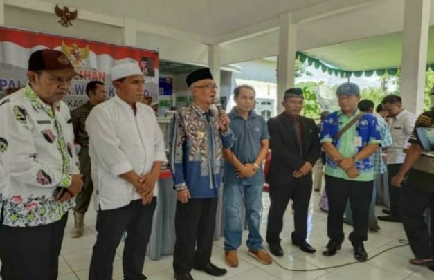 Foto: Forpimda Bondowoso saat memantau pelaksanaan pilkades serentak