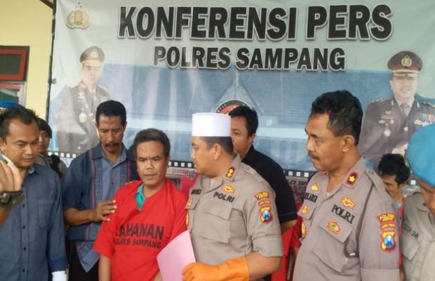 Foto: Polres Sampang saat jumpa.pers