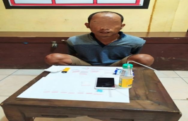Foto: Eddy, pengidar narkoba asal Warga Pasar Bhayangkara