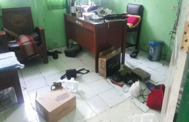 Foto : Salah satu ruangan di SMP Torjun 2 yang dibobol maling