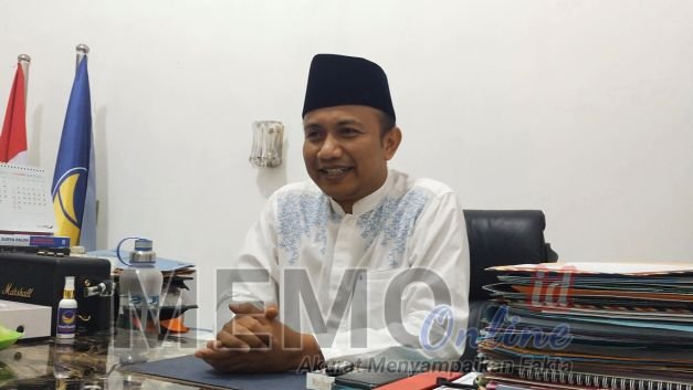 Surya Novianto, ketua DPD partai Nasdem Kabupaten Sampang 