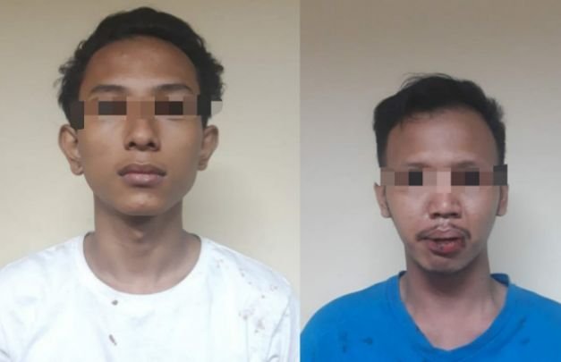 Foto: Dua Jambret sialan yang ditangkap tim buser polsek tambora