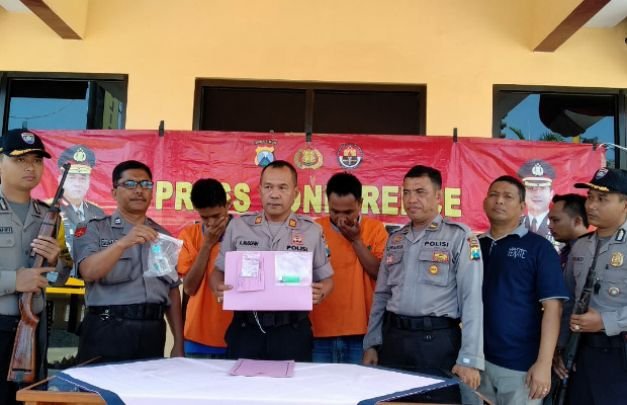 Foto: Kapolres Jember saat press release penangkapan narkoba