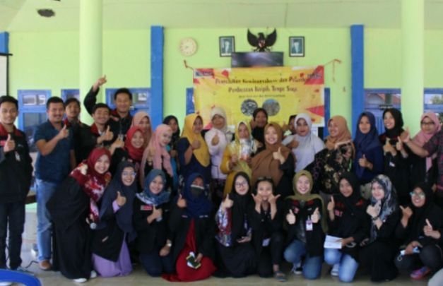 Foto: kelompok 44 KKN UMM yang ditempatkan di Desa Pringgodani, Kecamatan Bantur Kabupaten Malang