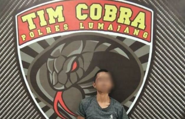Foto: tersangka curamor Moch. Rivqiandri yang ditangkap Tim Cobra Polres Lumajang