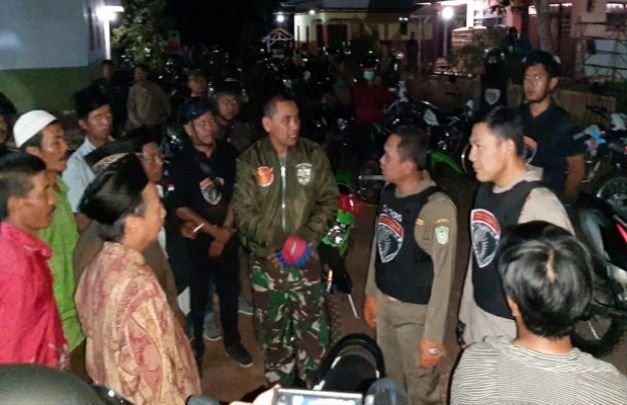 Foto: Dimalam yang sama, saat patroli tiga pilar berpatroli ke wilayah Kedungjajang dan Klakah