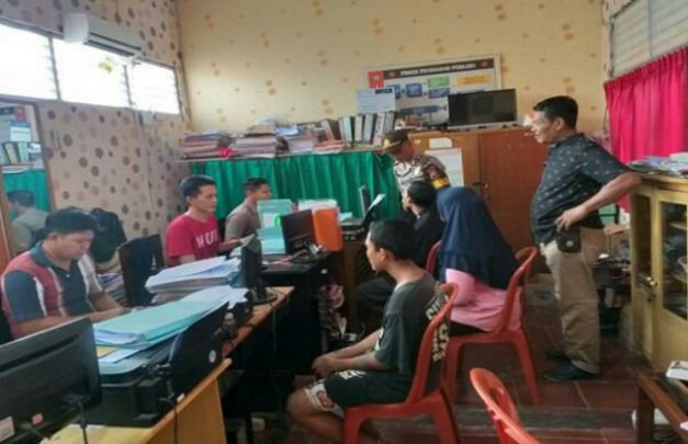 Foto: tersangka pencurian kendaraan bermotor