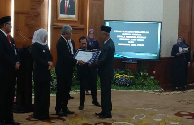 Foto: penerimaan Penghargaan dari Badan Pengawasan Keuangan dan Pembangunan (BPKP)