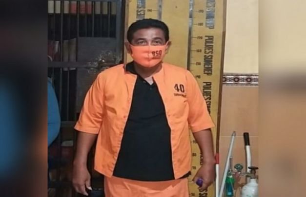 Foto: Pelaku pembakaran istri di sumenep
