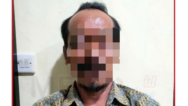 Foto : Tersangka MR di Mapolres Sampang 