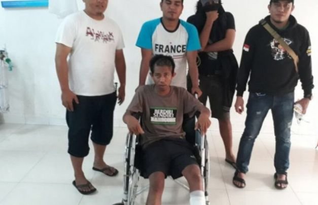 Foto: salah satu pelaku pembobolan toko baju yang ditembak polisi