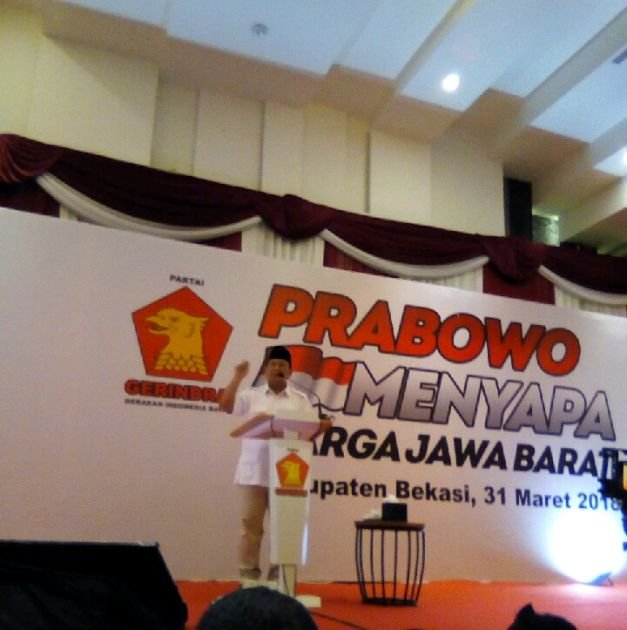 Prabowo Menyapa Warga Jawa Barat